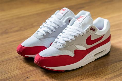 Nike Air Max 1 Anniversary 'White & University Red'